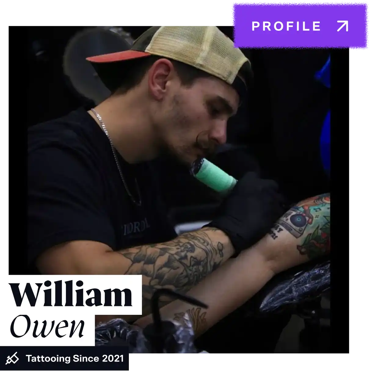 William Owen - Tattoo Artist on CO:CREATE - docwolfgang.tattoos - @docwolfgang.tattoos