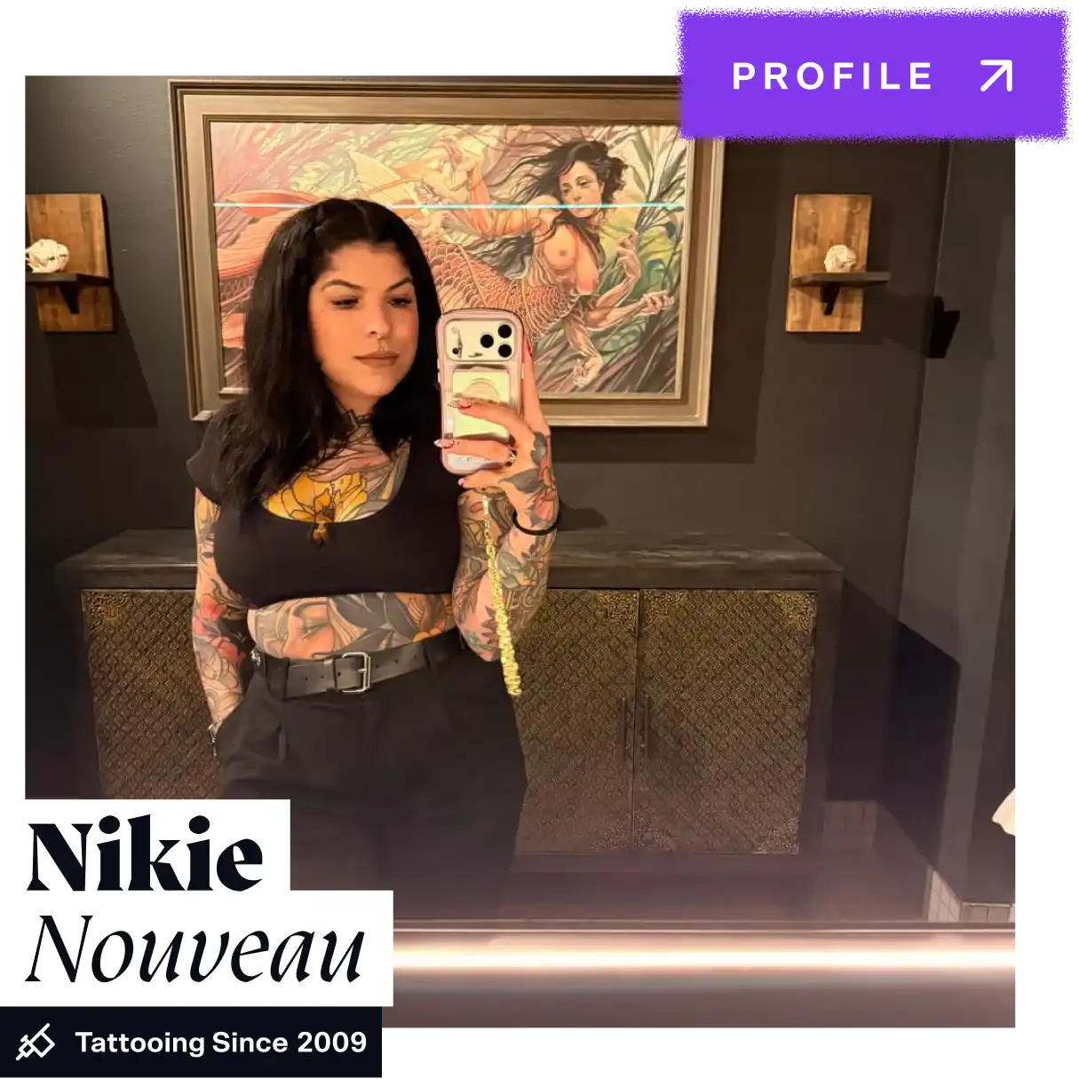Nikie Nouveau - Tattoo Artist on CO:CREATE - nikienouveau - @nikienouveau