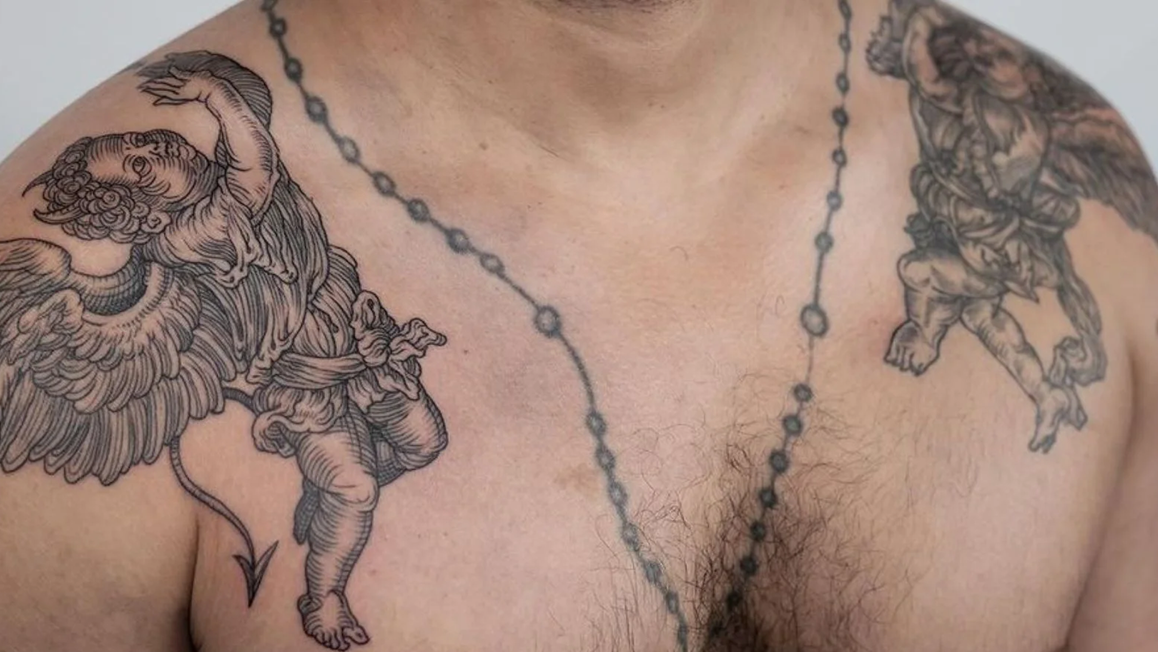 Exploring Engraving, Etching, Wood Cutting, Medieval and Gothic Art in Modern Body Art